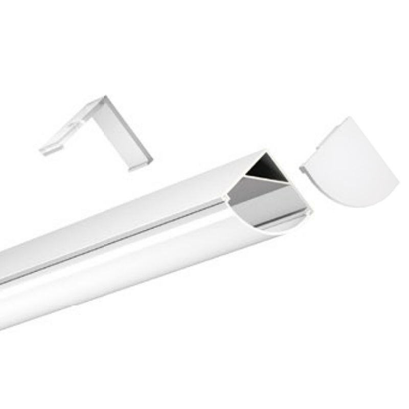 8mm Wide Mini Corner LED Channel For 4mm Small Strip Lights 8mm Wide Mini Corner LED Channel For 4mm Small Strip Lights